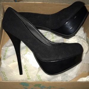 Bamboo platform pumps